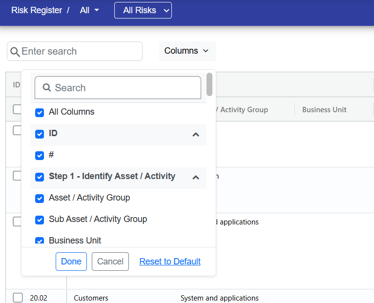 RiskRegisterColumnFilter